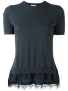 P.a.r.o.s.h. 'lizzy' Jumper, Women's, Size: Medium, Grey, Wool/silk/spandex/elastane/polyamide
