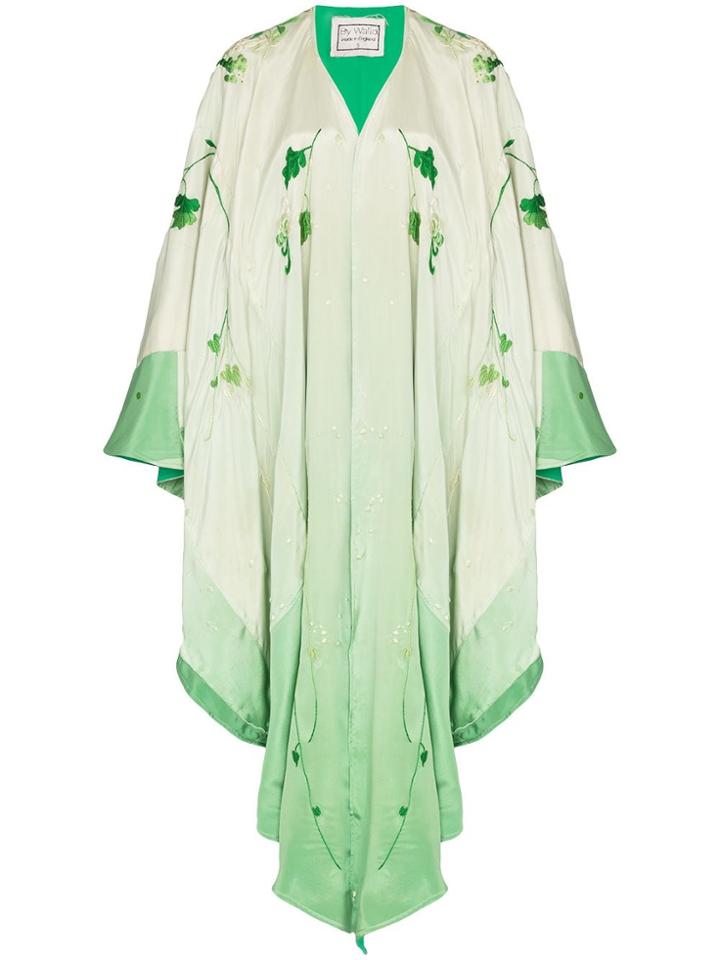 By Walid Conchita Embroidered Kimono Jacket - Floral Light