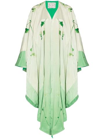 By Walid Conchita Embroidered Kimono Jacket - Floral Light