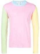Comme Des Garçons Shirt Long Sleeved T-shirt - Pink & Purple
