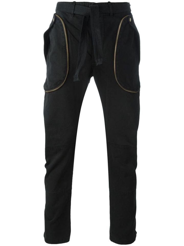 Faith Connexion Zip Detail Tapered Trousers - Black