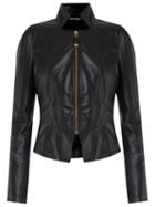 Tufi Duek Leather Jacket, Women's, Size: 44, Black, Leather