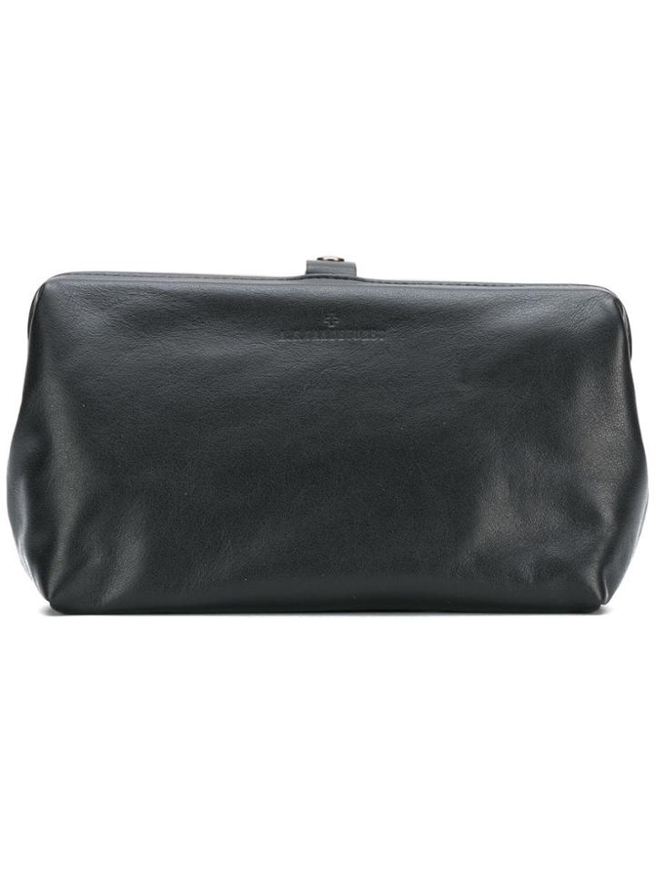 A.f.vandevorst Snap Top Clutch - Black