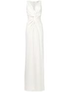 Giorgio Armani Pre-owned Knot-detail Maxi Dress - Pink