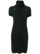 Chanel Vintage Turtleneck Knitted Dress - Black