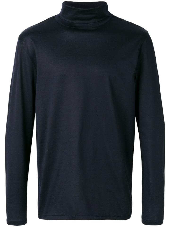 A.p.c. Roll Neck T-shirt - Blue