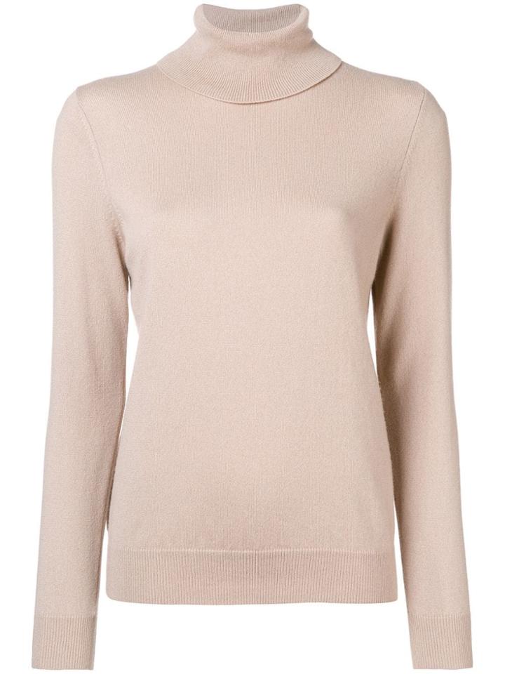 N.peal Turtle Neck Jumper - Neutrals