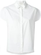 Delpozo Slit Sleeve Shirt, Women's, Size: 40, White, Cotton