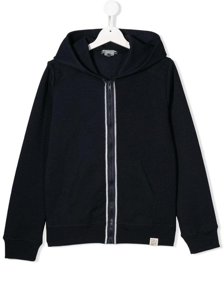 Bonpoint Teen Zip Hoodie - Blue