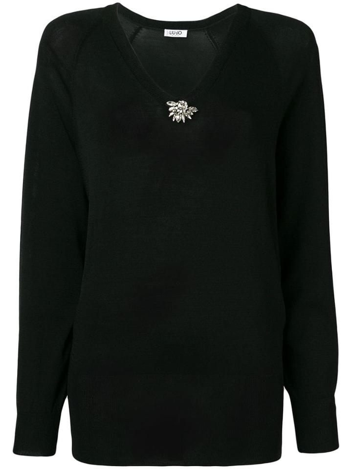 Liu Jo Black Knit Sweater