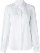 Mm6 Maison Margiela Concealed Fastening Shirt, Women's, Size: 42, White, Polyester