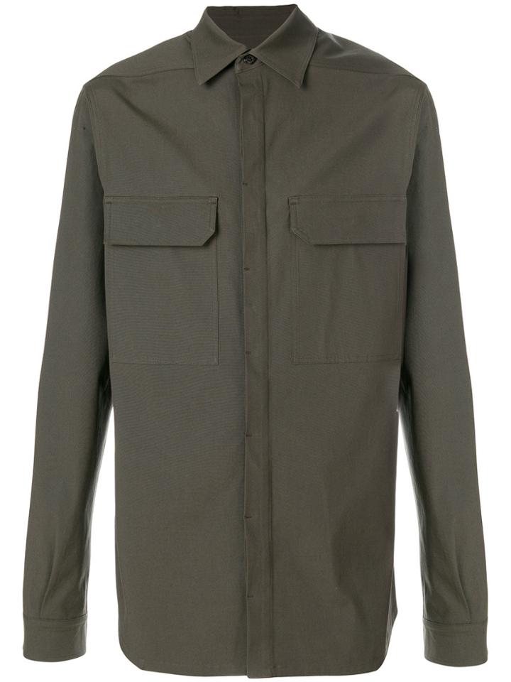 Rick Owens Stretch Shirt - Green