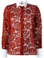 Valentino Floral Lace Effect Shirt