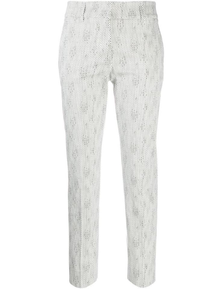 Piazza Sempione Cropped Tapered Trousers - White