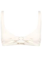 Mara Hoffman Bow Detail Bikini Top - White