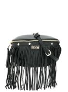 Versace Jeans Couture Fringe Detail Belt Bag - Black