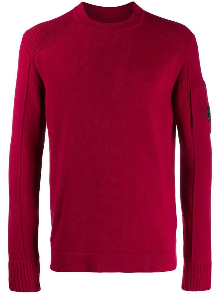 Cp Company Crew Neck Jumper - Red