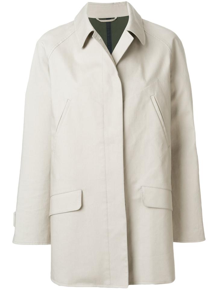 Holland & Holland Short Raglan Coat - Nude & Neutrals