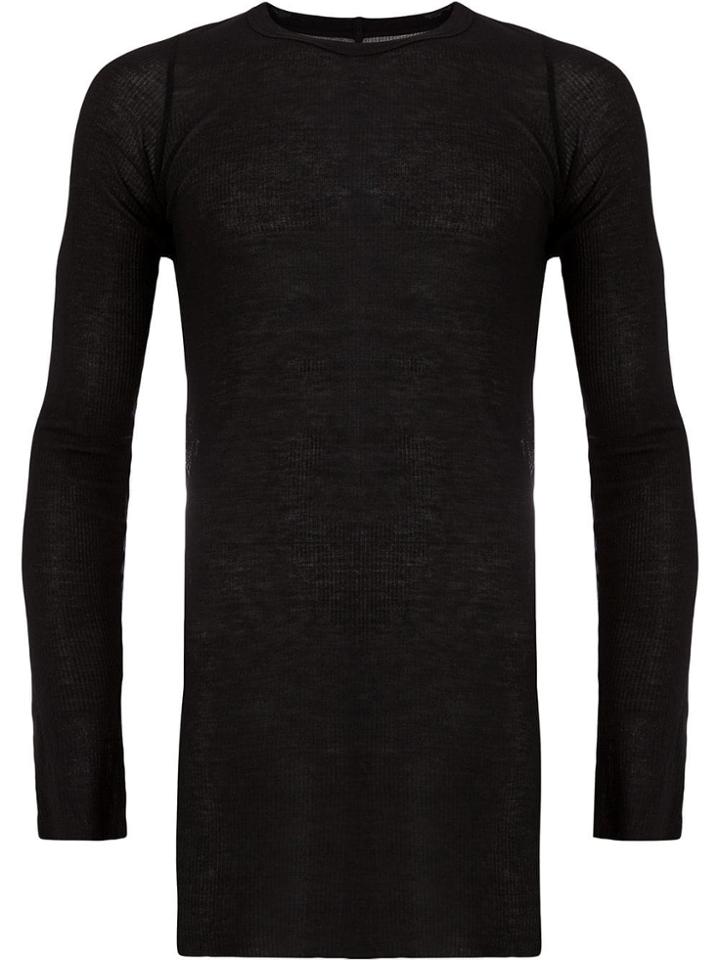 Rick Owens Babel Semi-sheer Top - Black