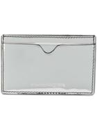Alexander Mcqueen Metallic Leather Wallet - Silver