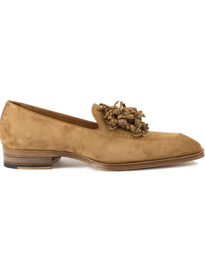 Louis Leeman Tassel Detail Slippers