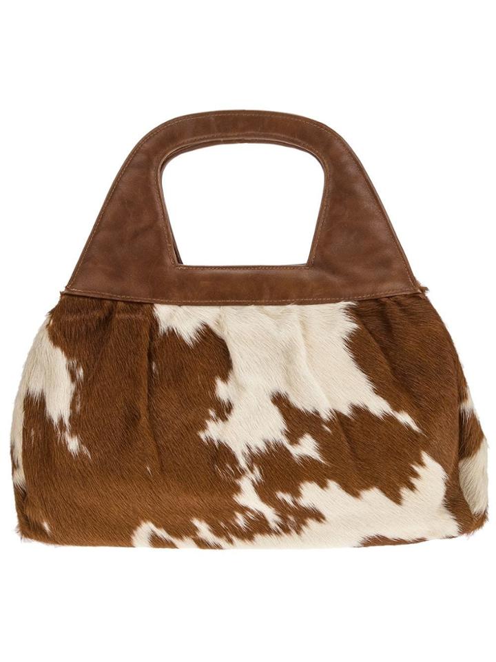 Katheleys Vintage 70's Fur Doctor Bag - Brown