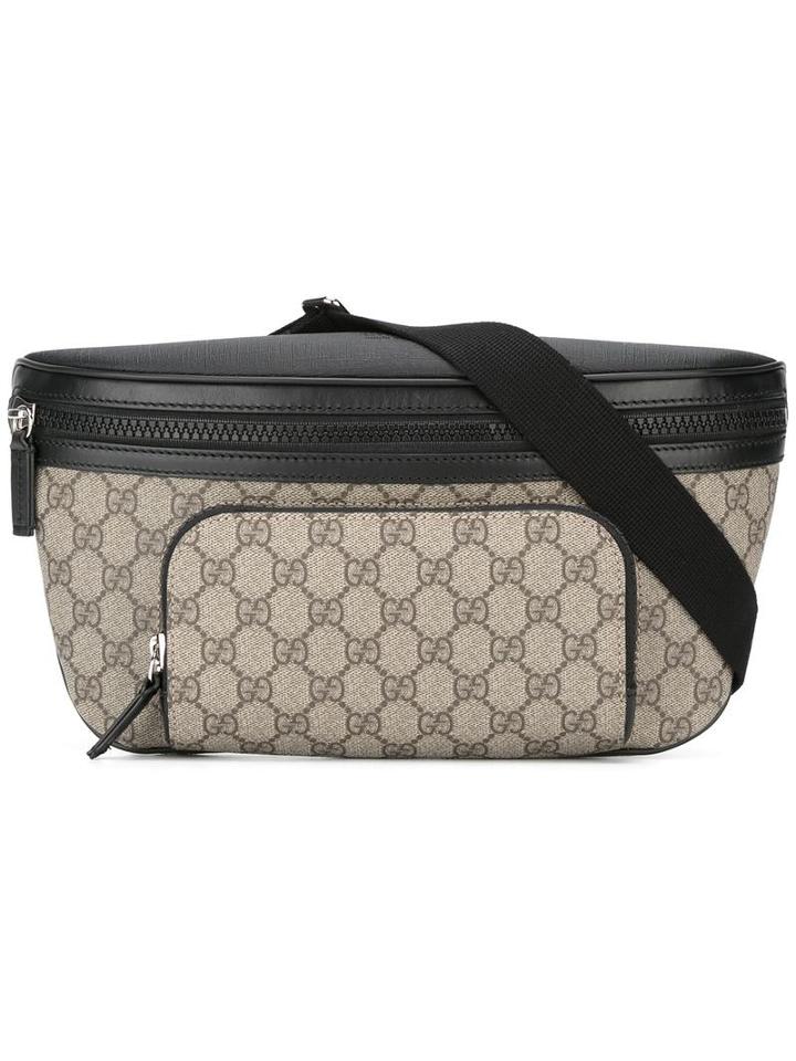 Gucci Gg Supreme Bumbag, Nude/neutrals, Polyurethane