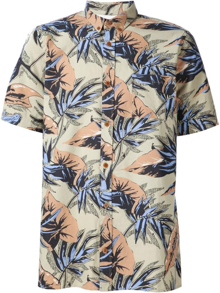 Norse Projects Leaves Print Short Sleeves Shirt
