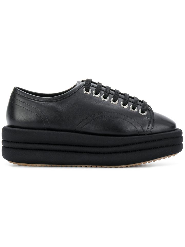 Marc Ellis 'diva' Leather Sneakers - Black
