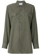 Forte Couture Embroidered Back Shirt - Green