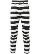 G-star Prison Stripe Pants, Men's, Size: 33, Black, Cotton/polyester