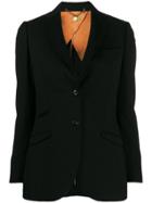 Maurizio Miri Crepe Blazer - Black