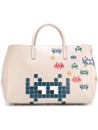 Anya Hindmarch Maxi 'ebury' Space Invaders Tote