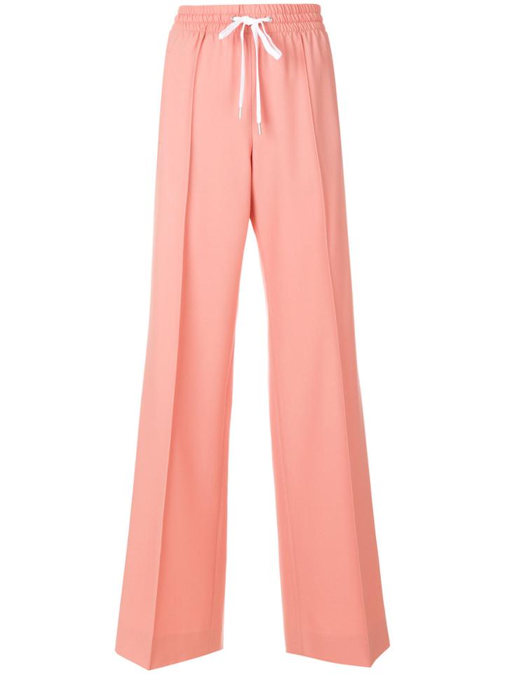 Miu Miu Drawstring Trousers - Pink & Purple