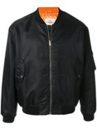 Kent & Curwen Satin Bomber Jacket - Blue