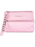 Givenchy 'pandora' Wristlet Bag, Women's, Pink/purple, Goat Skin/metal (other)