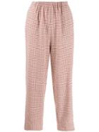 Forte Forte Plaid Flannel Trousers - Pink
