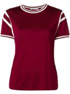T By Alexander Wang Paneled T-shirt - Red