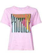 Proenza Schouler Pswl Square Flag T-shirt - Pink