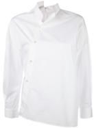 Toteme Side Fastening Shirt, Women's, Size: Large, White, Cotton