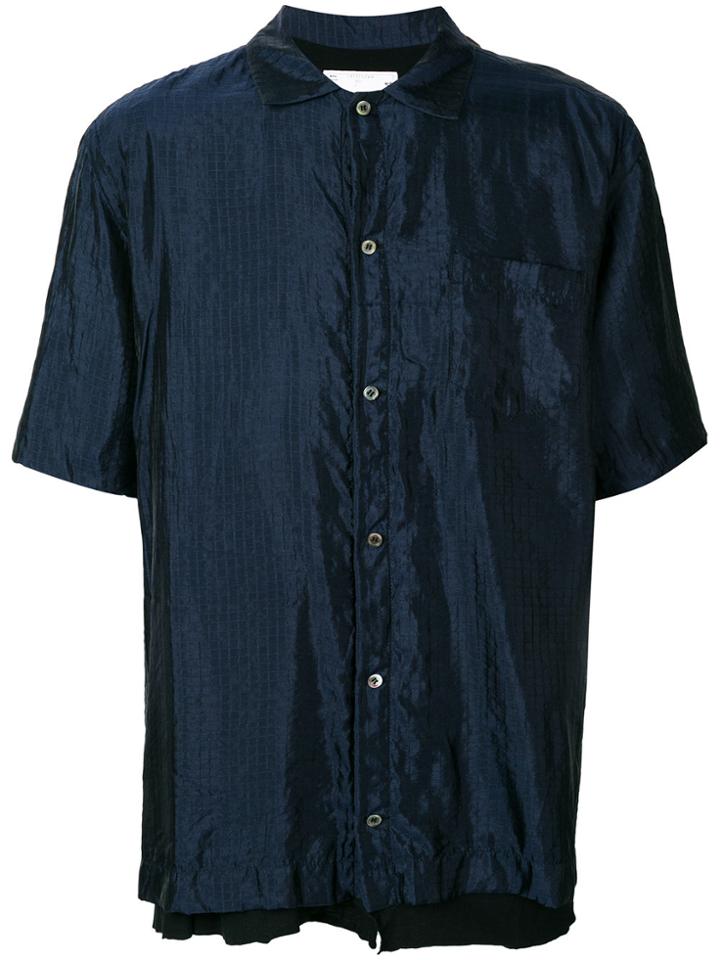 Sacai Pinstripe Shirt - Blue