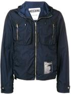 Moschino Lightweight Hooded Jacket - Blue