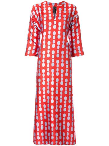 Zero + Maria Cornejo Dot Printed Dress - Red