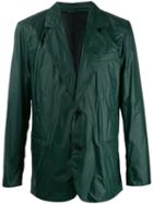 Acne Studios Jace Ny Rip Single-breasted Suit Jacket - Green