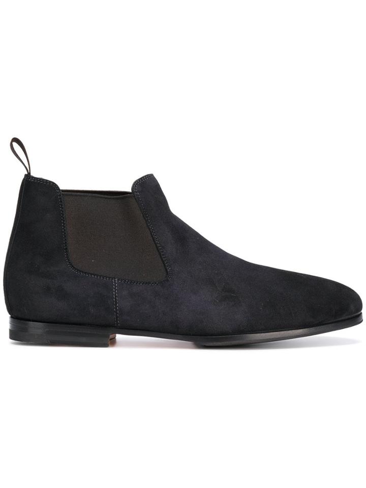 Santoni Classic Chelsea Boots - Blue