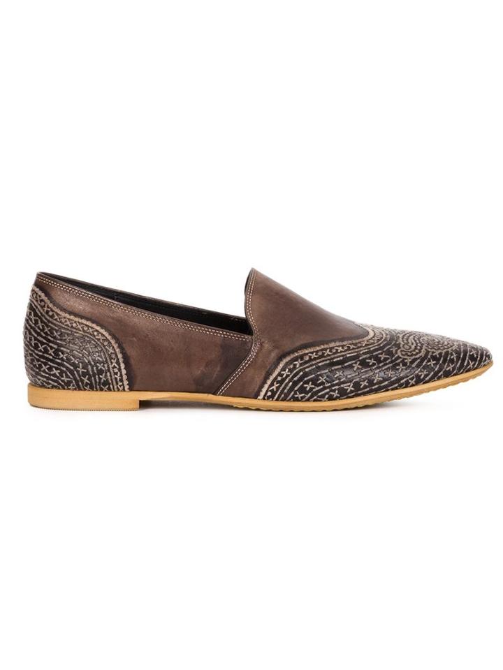Mihara Yasuhiro Embroidered Slippers