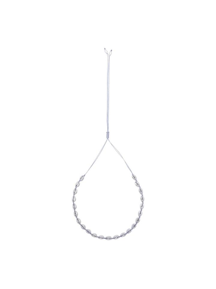 Tohum Puka Shell Necklace - Metallic