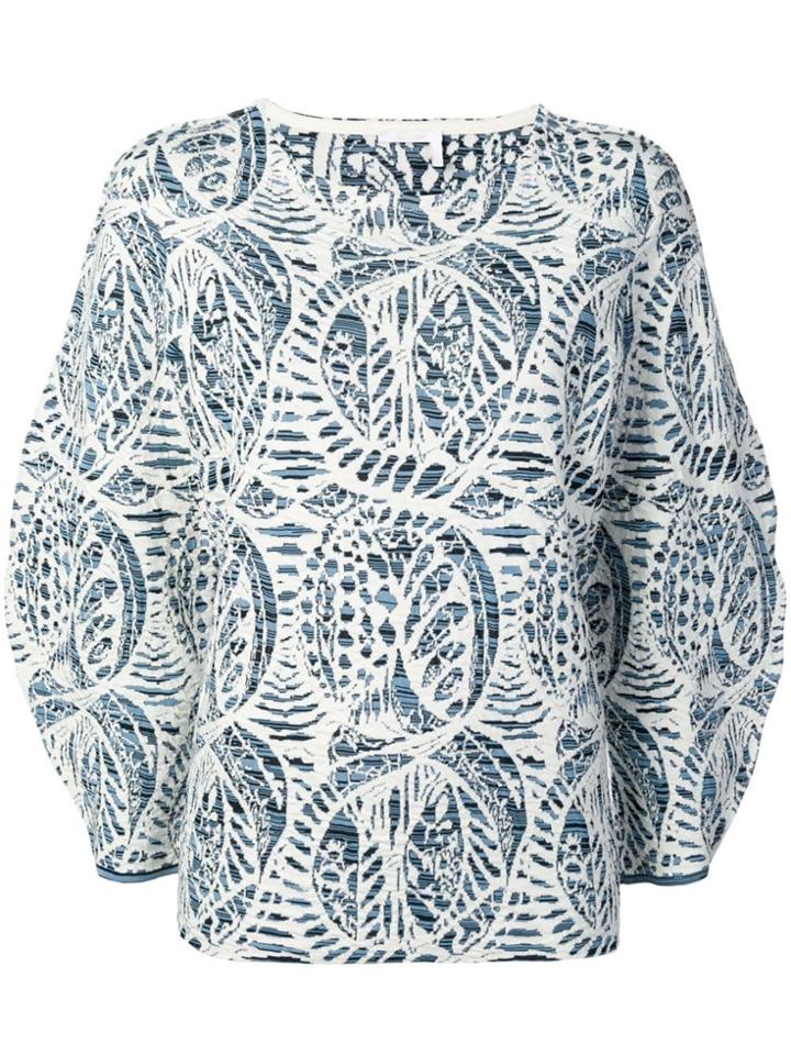 Chloé Patterned Jumper - White