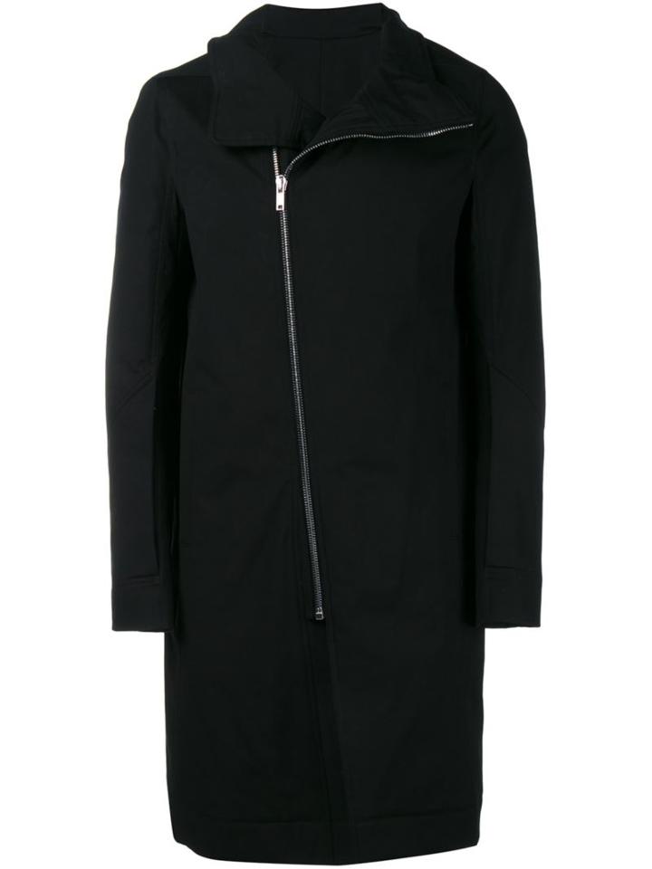 Rick Owens Off Centre Zip Parka