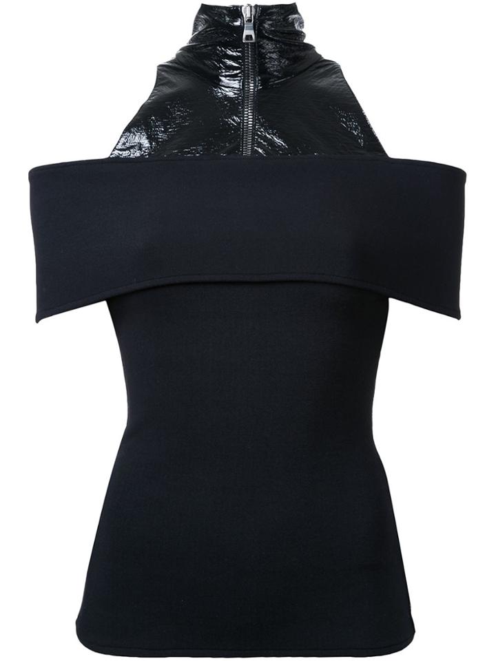 Wanda Nylon 'apolonia' Top - Black